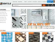 Tablet Screenshot of dehtile.com